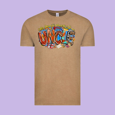 My Favorite Players Call Me Uncle Basketball Vintage Tee Designed By Cowhidedigitalart