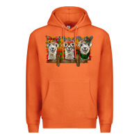 Carrot Christmas alpacas Premium Hoodie - BarkalooDesign