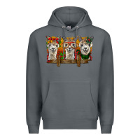 Rock Christmas alpacas Premium Hoodie - BarkalooDesign