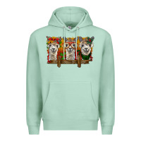 Christmas Alpacas Premium Hoodie | Teevron