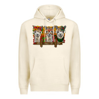 Tofu Christmas alpacas Premium Hoodie - BarkalooDesign