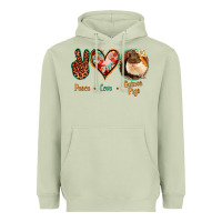 Matcha Peace Love Guinea Pigs Heavyweight Hoodie - Jasminsmagicworld