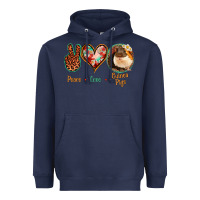 Navy Peace Love Guinea Pigs Heavyweight Hoodie - Jasminsmagicworld