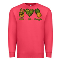 Cardinal Peace Love Pineapple Premium Sweatshirt - Jasminsmagicworld