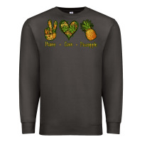 Smoke Peace Love Pineapple Premium Sweatshirt - Jasminsmagicworld