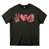 Asphalt Peace Love Cats Heavy Core Tee - Jasminsmagicworld