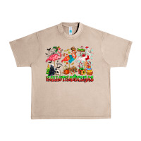 French Oak happy hallothanksmas flamingo Urban Heavy Tee - CowhideDigitalArt