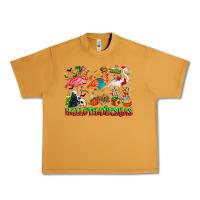 Peanut Butter happy hallothanksmas flamingo Urban Heavy Tee - CowhideDigitalArt