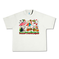 Pistachio happy hallothanksmas flamingo Urban Heavy Tee - CowhideDigitalArt