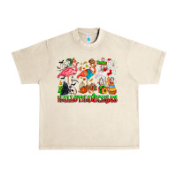 Sandshell happy hallothanksmas flamingo Urban Heavy Tee - CowhideDigitalArt