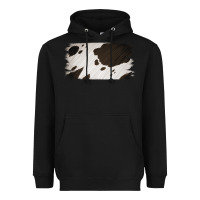 Black Cowhide Black and White Brush Strokes Background Heavyweight Hoodie - Jasminsmagicworld