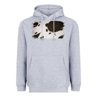 Heather Grey Cowhide Black and White Brush Strokes Background Heavyweight Hoodie - Jasminsmagicworld