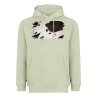 Matcha Cowhide Black and White Brush Strokes Background Heavyweight Hoodie - Jasminsmagicworld