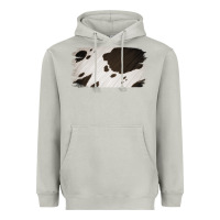 Moon Dust Cowhide Black and White Brush Strokes Background Heavyweight Hoodie - Jasminsmagicworld