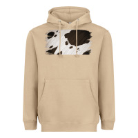 Mushroom Cowhide Black and White Brush Strokes Background Heavyweight Hoodie - Jasminsmagicworld