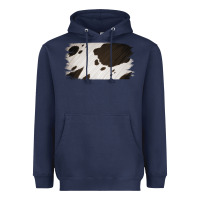 Cowhide Black And White Brush Strokes Background Heavyweight Hoodie | Teevron