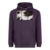 Plum Cowhide Black and White Brush Strokes Background Heavyweight Hoodie - Jasminsmagicworld