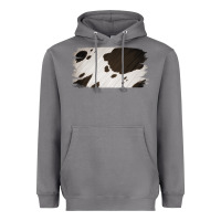 Storm Cowhide Black and White Brush Strokes Background Heavyweight Hoodie - Jasminsmagicworld