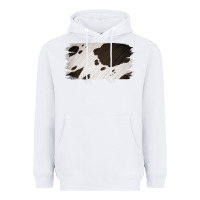 White Cowhide Black and White Brush Strokes Background Heavyweight Hoodie - Jasminsmagicworld