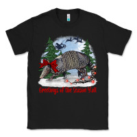 Black greetings of the season y'all with armadillo Classic Tee - BarkalooDesign