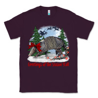 Plum greetings of the season y'all with armadillo Classic Tee - BarkalooDesign