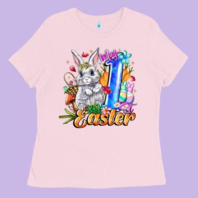 My Easter Ladies Tee Designed By Cowhidedigitalart