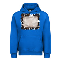 Cobalt cowhide frames backround 3 Urban Hoodie - RanaPortraitStore