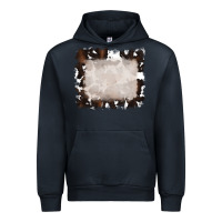 Navy cowhide frames backround 3 Urban Hoodie - RanaPortraitStore