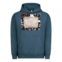 Pigment Midnight Navy cowhide frames backround 3 Urban Hoodie - RanaPortraitStore