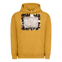 Pigment Peanut Butter cowhide frames backround 3 Urban Hoodie - RanaPortraitStore