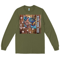 Army Green Western Reel Cool Dad American Long Sleeve Tee - LillyAllenDesigns