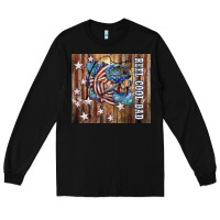 Black Western Reel Cool Dad American Long Sleeve Tee - LillyAllenDesigns