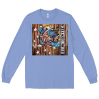 Colony Blue Western Reel Cool Dad American Long Sleeve Tee - LillyAllenDesigns