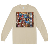 Mushroom Western Reel Cool Dad American Long Sleeve Tee - LillyAllenDesigns
