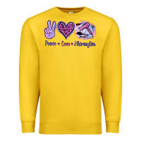Lemon Peace Love Hairstylist Premium Sweatshirt - Jasminsmagicworld