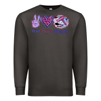Smoke Peace Love Hairstylist Premium Sweatshirt - Jasminsmagicworld
