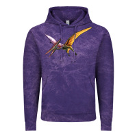 Cloud Purple dinosaur pterodactyl Vintage Hoodie - Artiststas