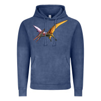 Vintage Denim dinosaur pterodactyl Vintage Hoodie - Artiststas
