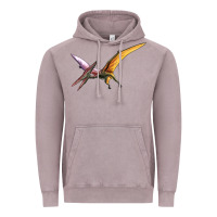 Vintage Zinc dinosaur pterodactyl Vintage Hoodie - Artiststas