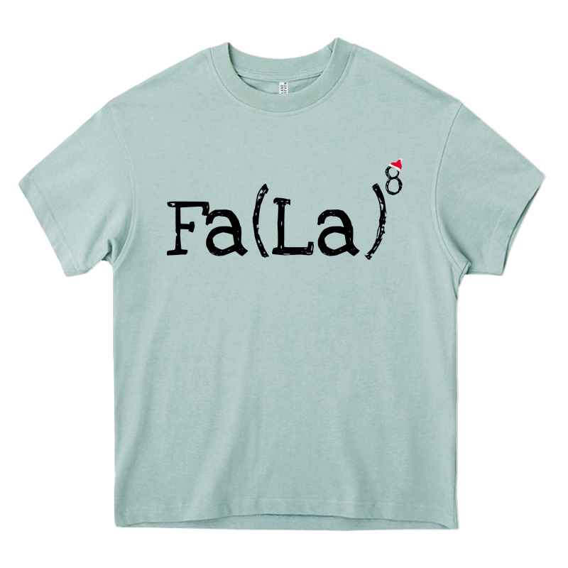 Fa La Christmas Heavy Core Tee by DesigneFamous | Teevron
