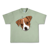 Oil Green Jack Russel Urban Heavy Tee - Jasminsmagicworld