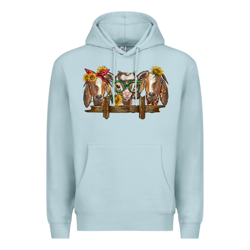 Western Goats Premium Hoodie by BarkalooDesign | Teevron