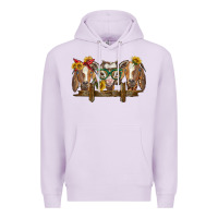 Lilac western goats Premium Hoodie - BarkalooDesign