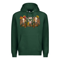 Sports Green western goats Premium Hoodie - BarkalooDesign
