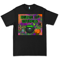 Black drink up witches tumbler Premium Tee - BundleAndBundleShop