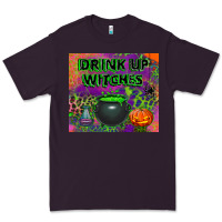 Plum drink up witches tumbler Premium Tee - BundleAndBundleShop