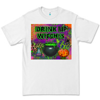 White drink up witches tumbler Premium Tee - BundleAndBundleShop