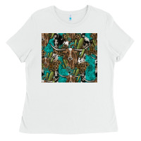 Longhorn Pattern Ladies Tee | Teevron
