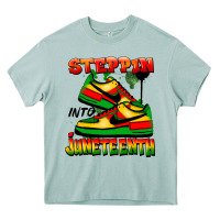 Steppin' Into Juneteenth Heavy Core Tee | Teevron