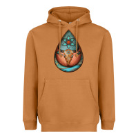 Meerkat teardrop tooled leather bullskull earrings Heavyweight Hoodie - Jasminsmagicworld
